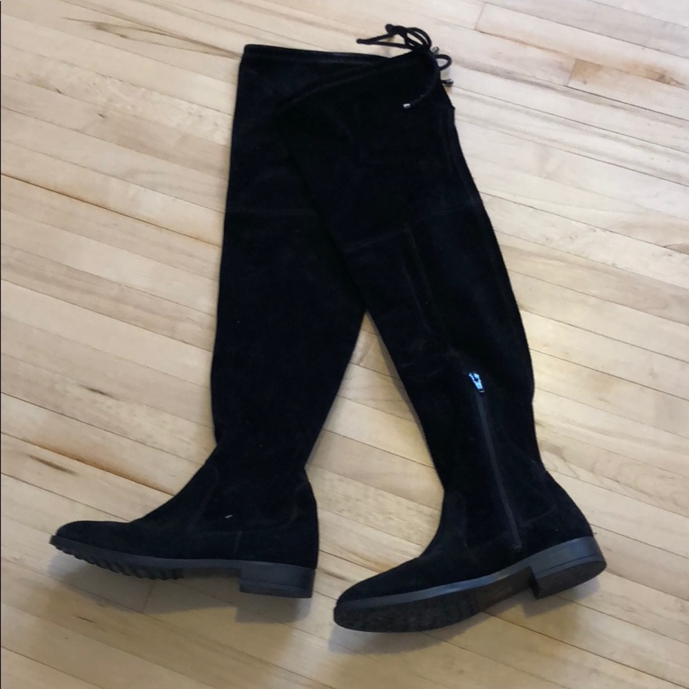 Thigh Faux Suede Boots